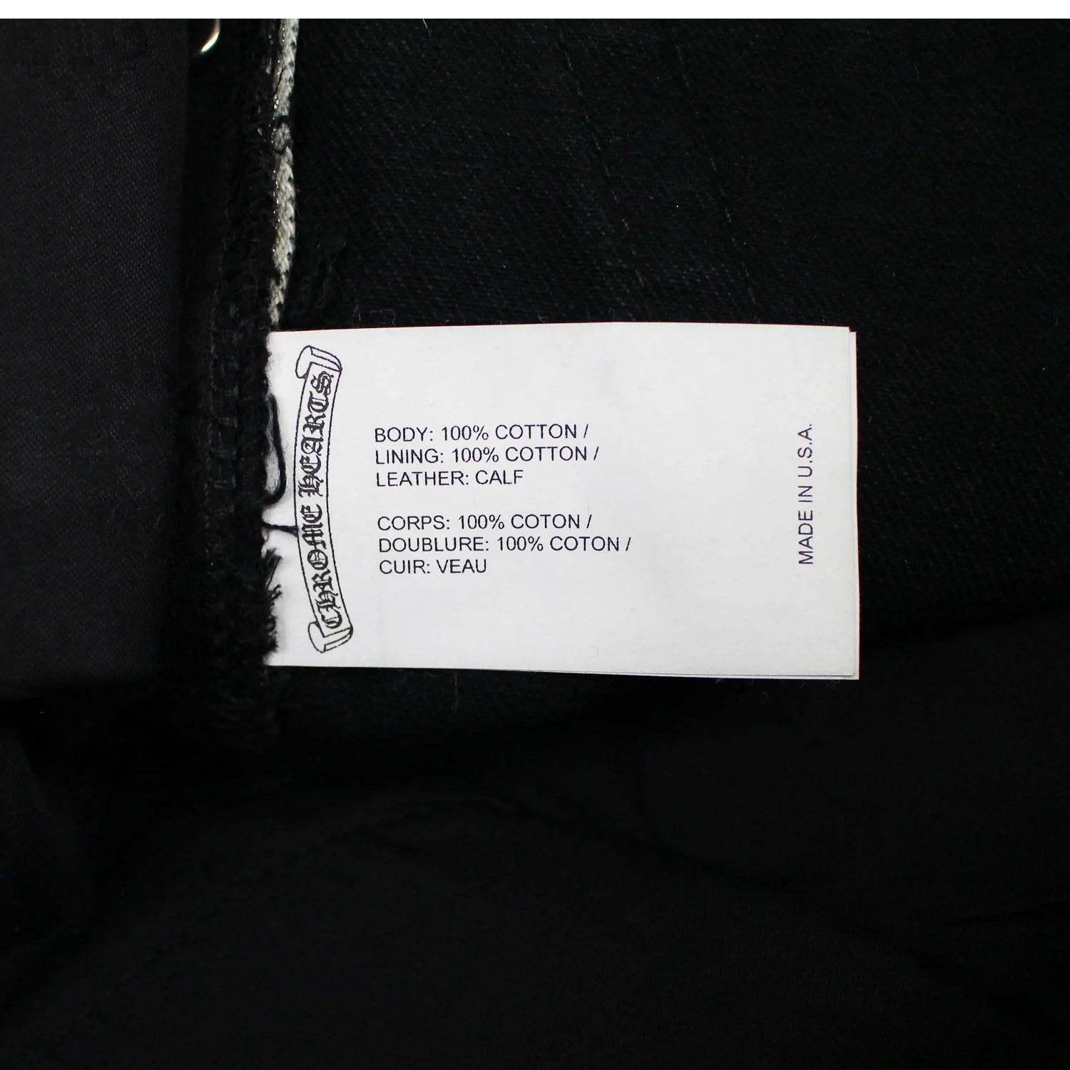 Chrome Hearts Leather Patches Jeans - Image 3