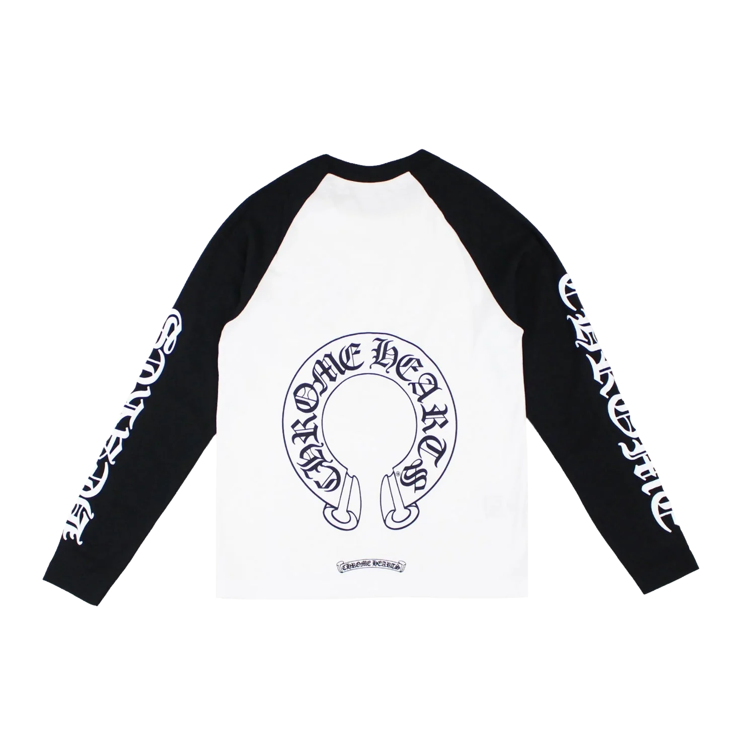 Chrome Hearts Neck Letters Horseshoe Long Sleeve T-Shirt - Image 2
