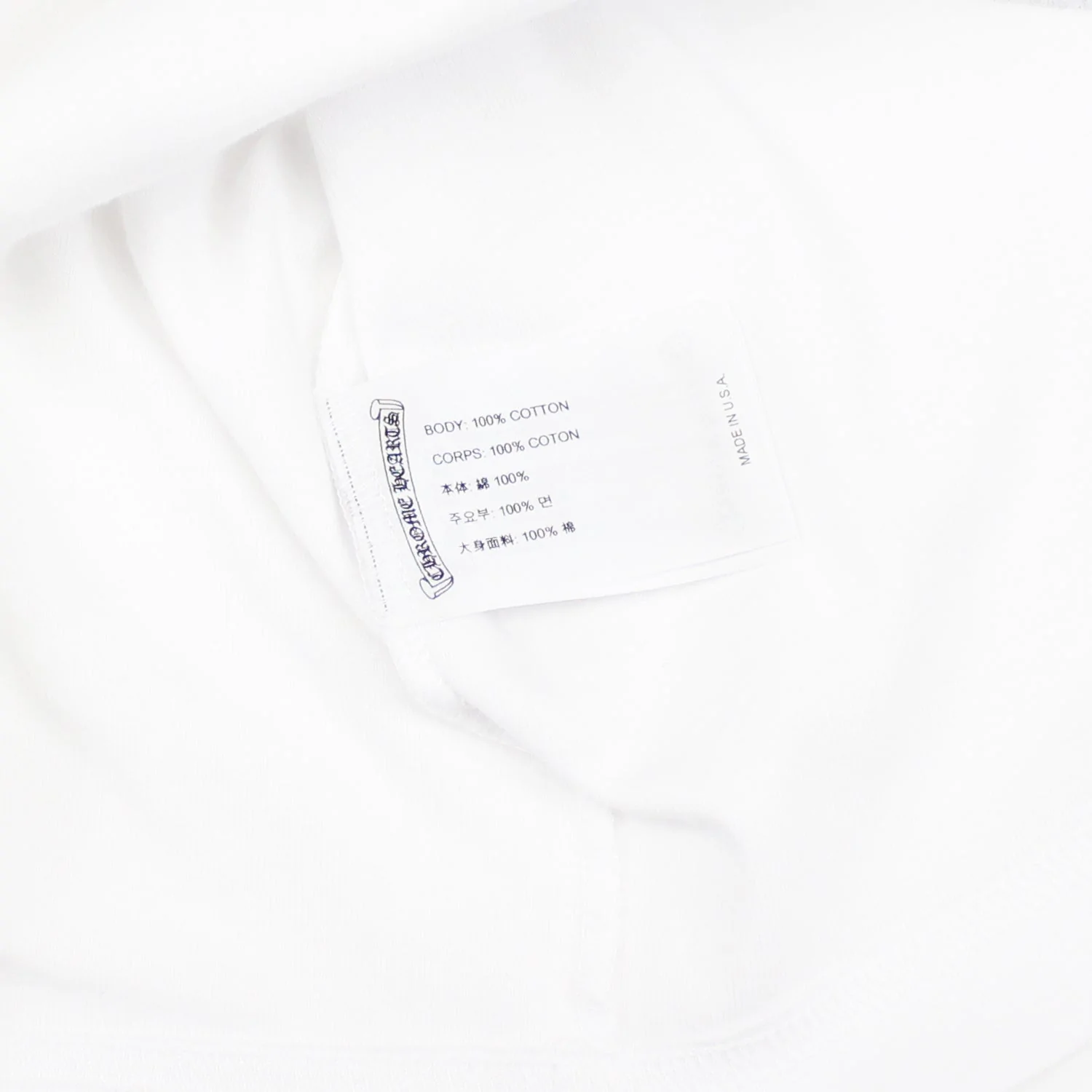 Chrome Hearts Neck Letters Horseshoe Long Sleeve T-Shirt - Image 3